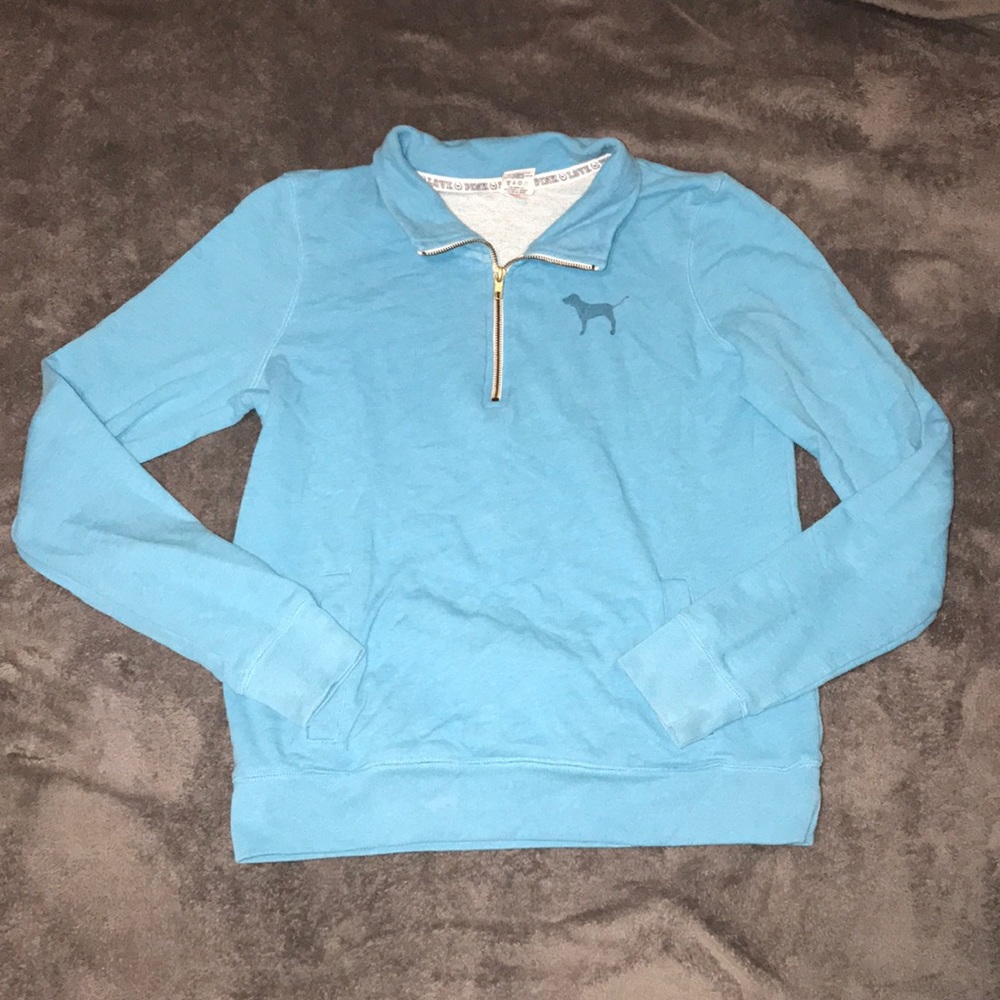 ❌❌SOLD❌❌Victoria's Secret PINK Quarter Zip Jacket